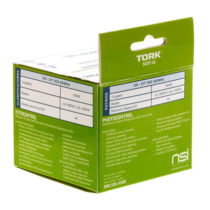 TORK 5237-UL - Electronic Instant Response Turn Lock - On 1.3-1.7, Off/On Ratio 1.5:1 - 105V-305V