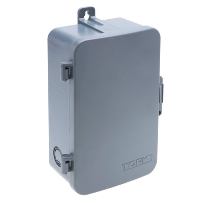 TORK EW101B - 7 Day Digital Timer One Channel - 30A - 120-277V - Spst - Indoor/Outdoor - Plastic Enclosure