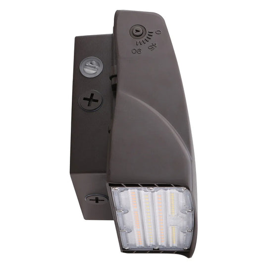 Adjustable Cutoff LED Wallpack - Large - 8,034-11,144Lm - Selectable Wattage and Color Temp - with PC