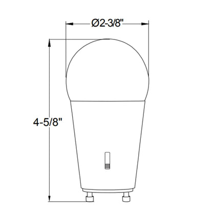 LED A19 GU24 Base 15 Watt (100 Watt Equivalent) Dimmable 120V