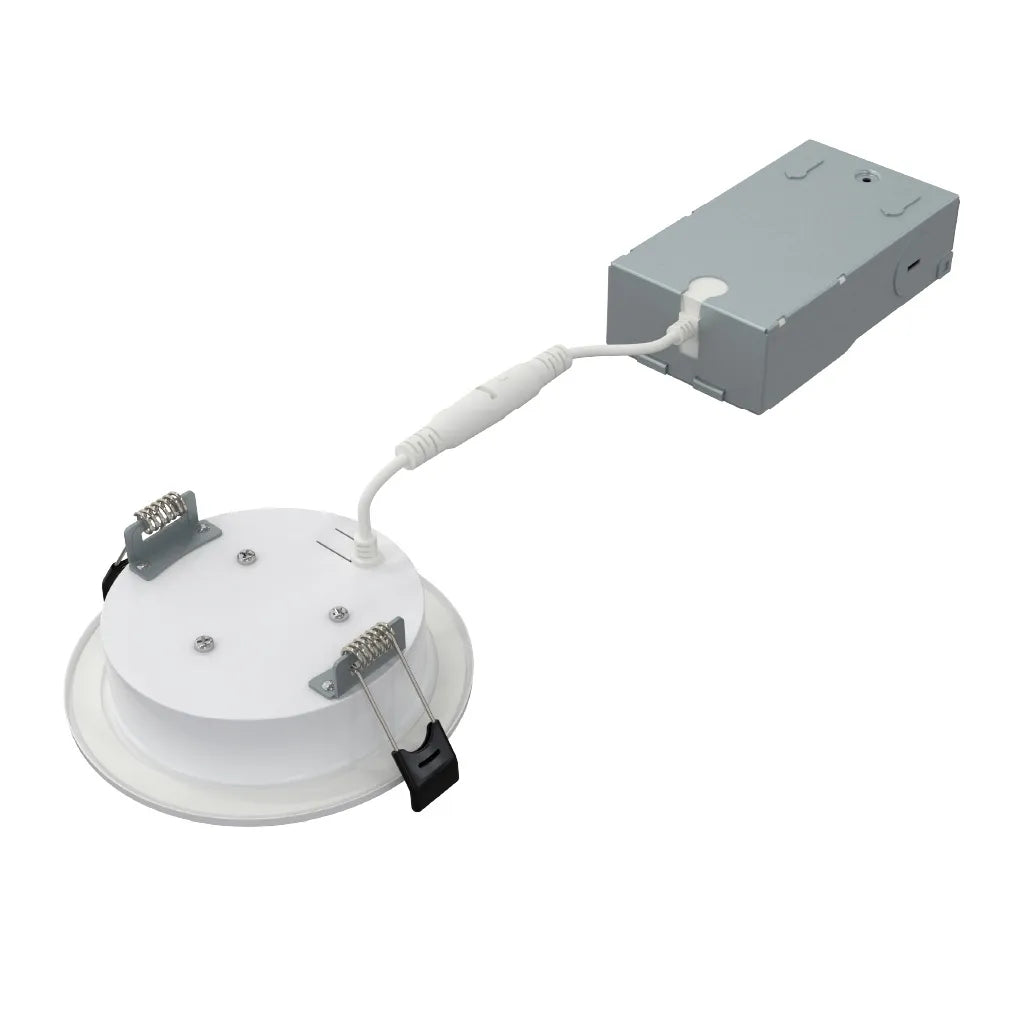Slim 4" LED Downlight - 750 Lumens - Push Lens for CCT Selections - 2700k-5000k - 120V TRIAC DIM (Copy)
