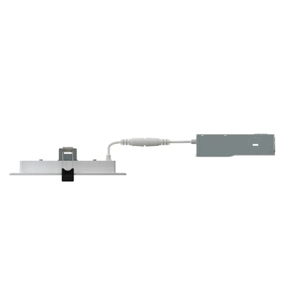 Slim 6" LED Smooth Downlight - 1100 Lumens - Push Lens for CCT Selections - 2700k-5000k - 120V TRIAC DIM