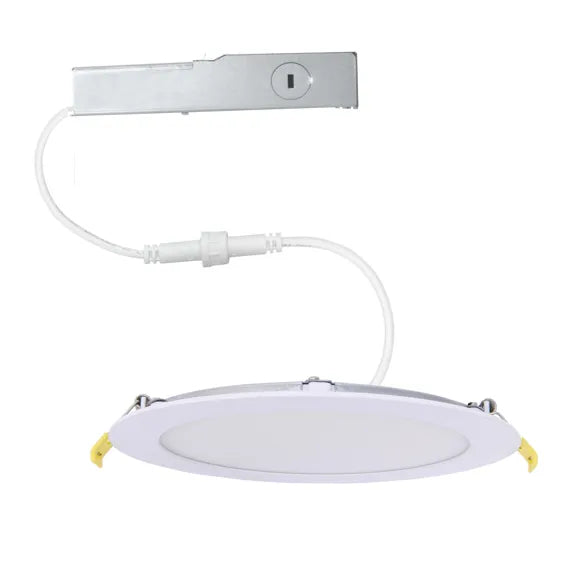 Slim 4" LED Downlight - 600-1075Lm - Smooth Trim - Wattage and CCT Selectable - 120-277v Dimmable