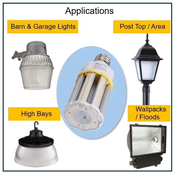 54W LED Retrofit - Mogul Base - 8,370 Max Lumens - HID54-CS-EX39-LED