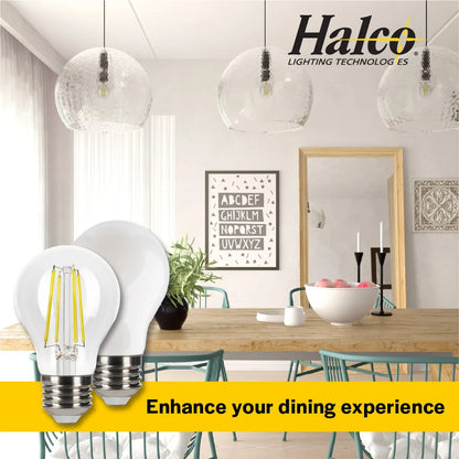 LED Filament A19 Bulb Medium (E26) Base 3-Way Dimming 300/500/800Lum (60W Equiv) Frost Gen-4