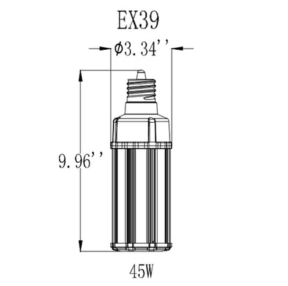 45W LED Retrofit - Mogul Base -  6,975 Max Lumens - HID45-CS-EX39-LED