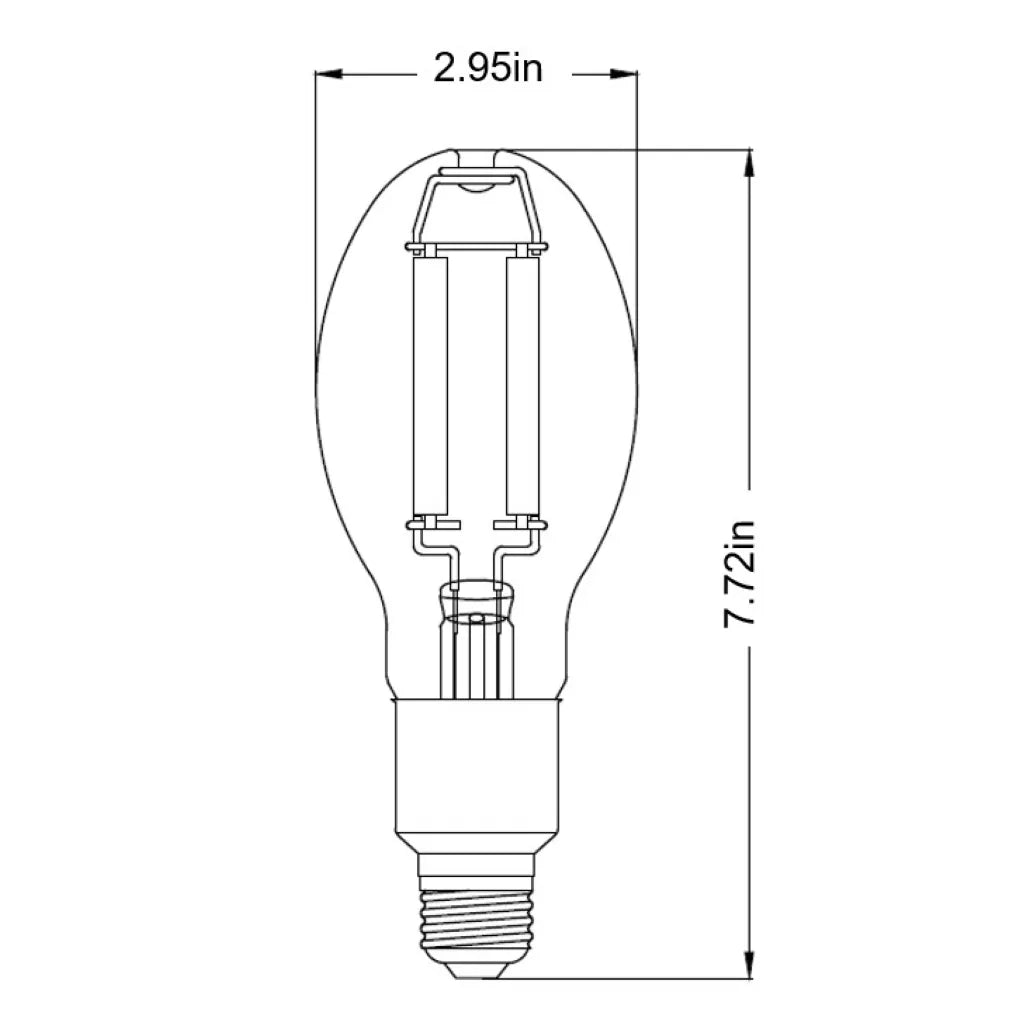LED HID Filament ED23.5 Lamp 20W 22K/40K/50K E26 Base 3000 Lumens (70w Equiv)