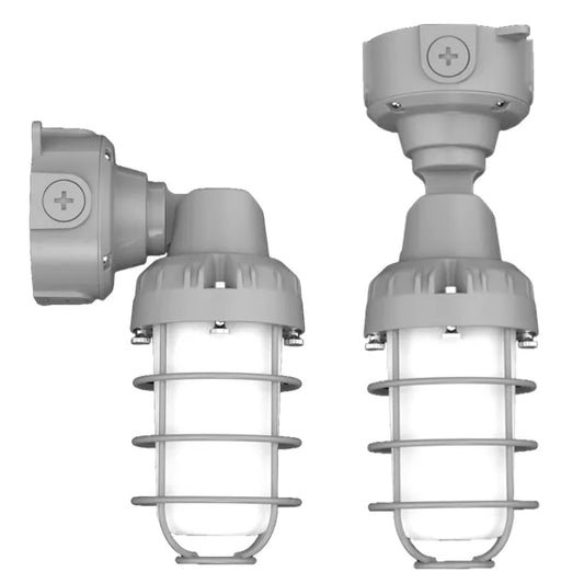 LED - Vaportight Adjustable Jelly Jar - 1150-2300Lm - Gray