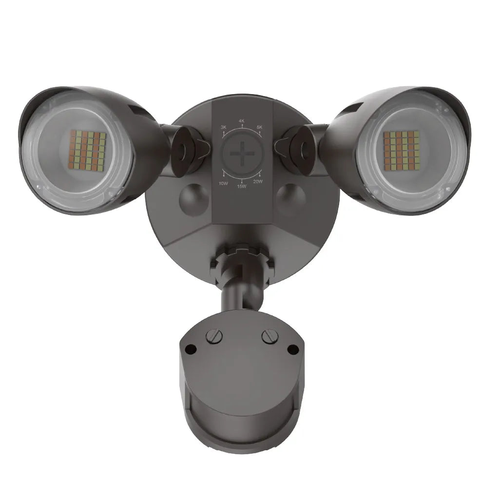 Patrol LED Security Flood with Motion Sensor/Photo Control - 1300Lm-2900Lm - 3k/4k/5k - Bronze/White