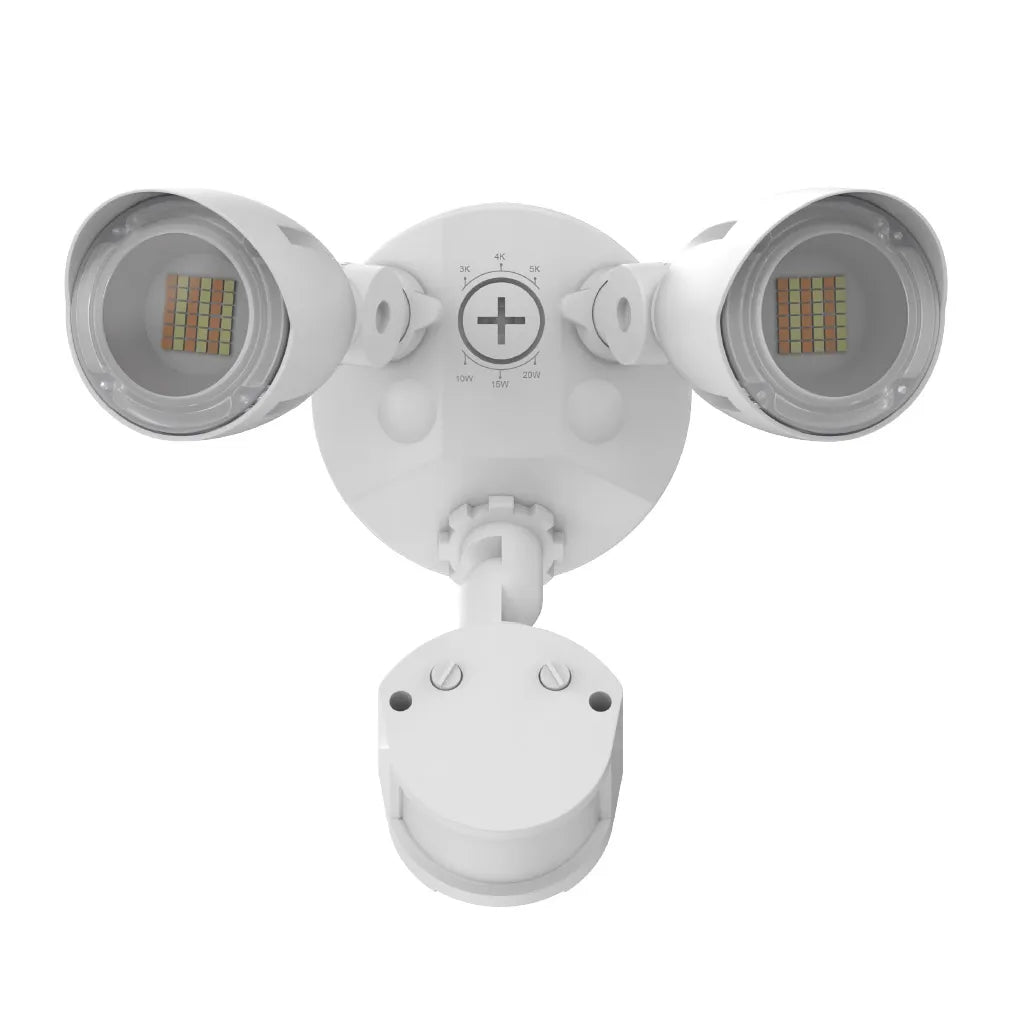 Patrol LED Security Flood with Motion Sensor/Photo Control - 1300Lm-2900Lm - 3k/4k/5k - Bronze/White