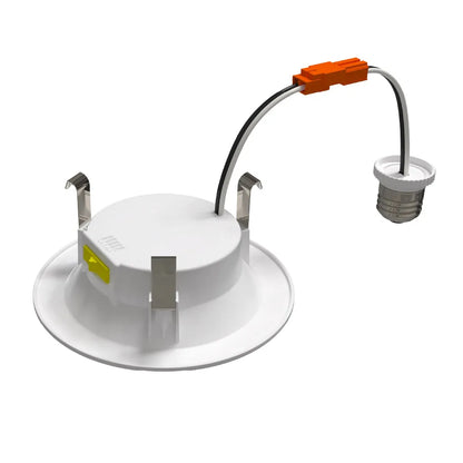 Residential 4" LED Retrofit Downlight - Smooth Trim - 700 Lumens - CCT Selectable - 2700k-5000k - 120V TRIAC DIM