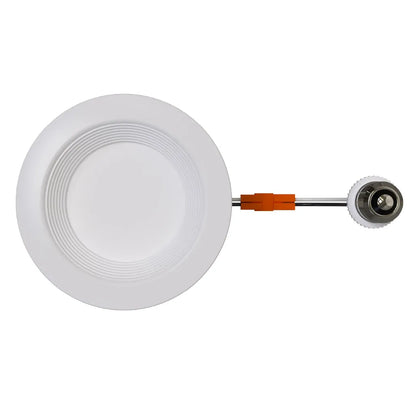 Residential 6" LED Retrofit Downlight - Baffle Trim - 900 Lumens - CCT Selectable - 2700k-5000k - 120V TRIAC DIM