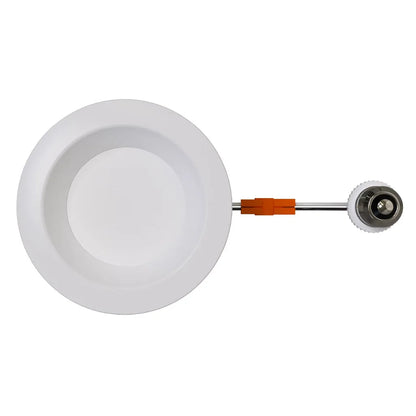 Residential 6" LED Retrofit Downlight - Smooth Trim - 900 Lumens - CCT Selectable - 2700k-5000k - 120V TRIAC DIM