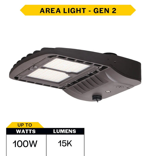 Sektor Area Lights - Small - 9400-15,000Lm - Selectable - Gen2