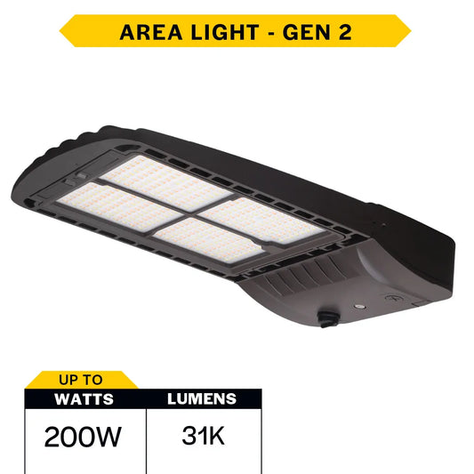 Sektor Area Lights - Large - 22,000-31,000Lm - Selectable - Gen2