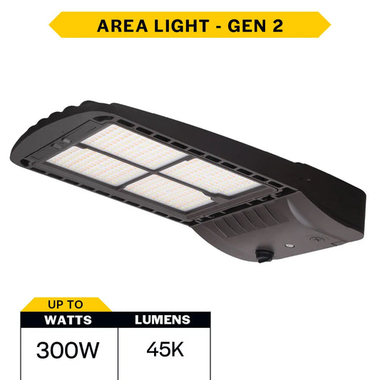 Sektor Area Lights - X-Large - 31,000-45,000Lm - Selectable - Gen2 - Bronze/White