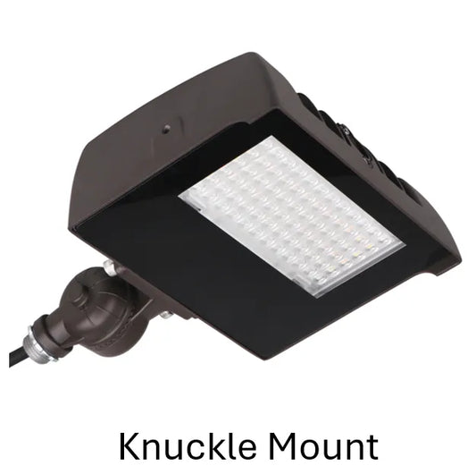 Sektor Flood Lights - Small - 1950-4440Lm - Selectable - Knuckle & Trunnion Mount - Bronze/White