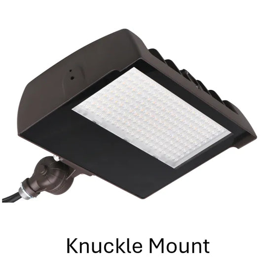 Sektor Flood Lights - Large - 6500-11,840Lm - Selectable - Slip Fit Knuckle & Trunnion Mount - Bronze/White